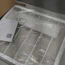 TJ.MOREE Sunglasses Organizer Storage Wall Mounted: 13 x 15.6 inches Eyewear Display Case Rustic Wood Eyeglasses Holder Large Glasses Storage Box,White