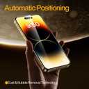 SMARTDEVIL 3-Pack Screen Protector for iPhone 14 Plus with 3-Pack Camera Lens Protector, Clear 9H Tempered Glass Film, Super Fast Installation (Dust-Free & Bubble-Free), Alignment Tool