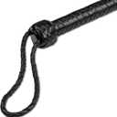HADZAM Professional Equestrian Bull Whip for Horse Communication & Livestock Guidance - Premium Cowhide Leather Sport Whip for Equestrian Arts & Cattle Guidance