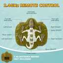 INSFUN 2.4GHz Remote Control Walking Dinosaur Toy for Kids - Birthday Gifts for Boys Ages 3-5 5-7 8-12, Interactive Dino with Roaring Sound, Cool Lights & Mist Spray