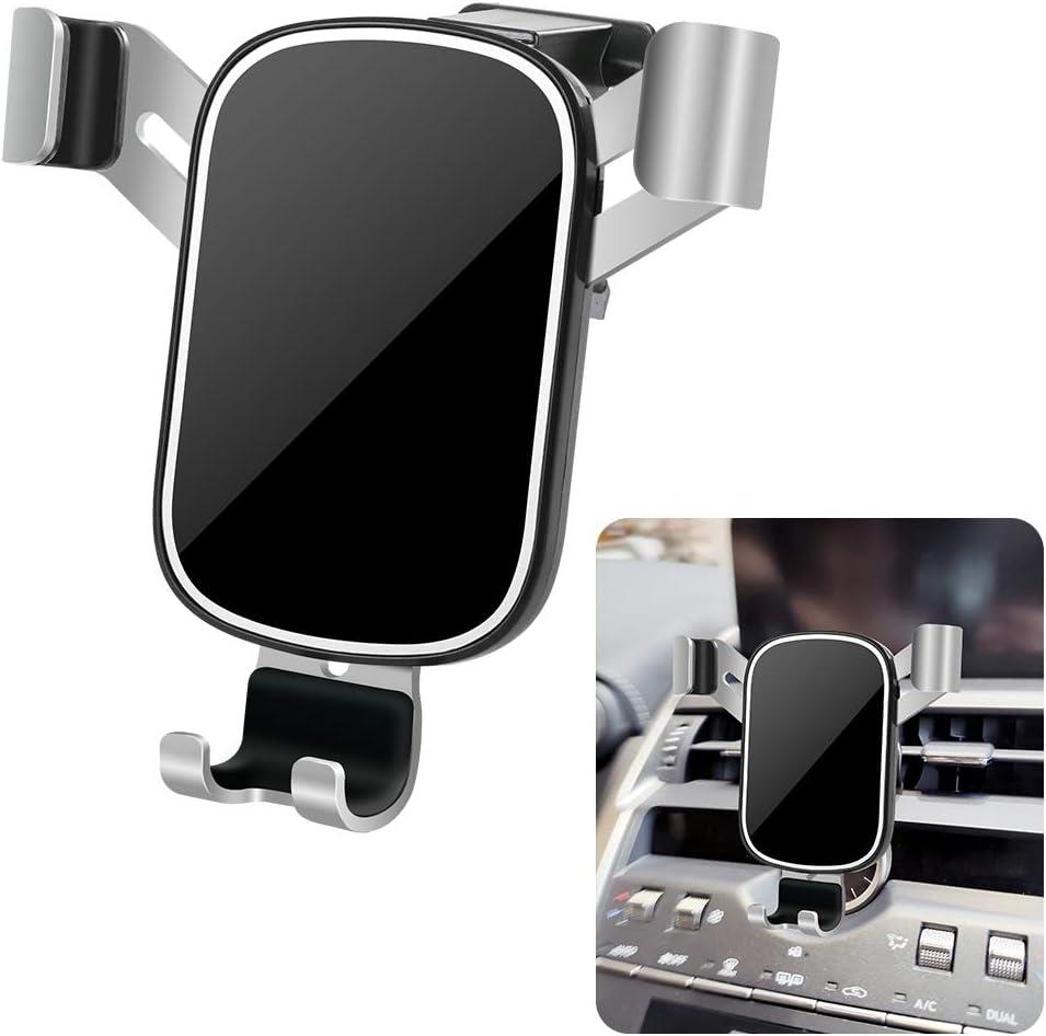 LUNQIN Car Phone Holder for Lexus NX 2015 2016 2017 2018 2019 2020 2021 NX300h NX300 NX200t SUV Auto Interior Accessories Best Cell Phones Mount Cellphone Mobile Cradle Charging Navigation Bracket