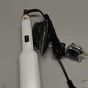 Curling Iron Hair Crimper Waver, 1/2 Inch Beach Waves Curling Wands, Ceramic 2 Barrels Deep Waver, Dual Voltage Hair Culer Tools with EU/UK Plug Adapter, 12 Temps, 30S Fast Heat up, Auto-Off (White)