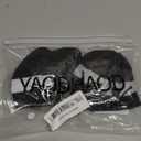 YAODHAOD Dog Shoes for Small Dogs, Puppy Dog Boots & Paw Protector for Winter Snowy Days, Anti-Slip Sole Dog Booties for Indoor Hardwood Floor 4PCS (Black, Size: 4)