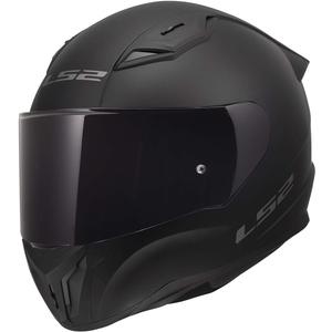 LS2 Helmets Centric Full Face Motorcycle Helmet (Blackout Matte Black - X-Small)