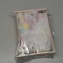 Walofou Flower Girls Iridescent Girl Shoes Princess Shoe Girls' Flat for Toddler/ Little Kid Girls' Shoes/ Big Kid (2806 Iridescent 9)