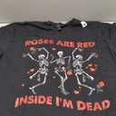 Roses Are Red Funny Inside I'm Dead Skeleton Valentines Men T-Shirt, Size XL