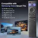 Voice Remote for Samsung-TV-Remote Replacement, Universal for 2019-2024 Samsung Smart TV Remote Control with Voice Control, No Solarcell