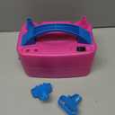 Balloon Pump Electric,110V 600W Balloon Blower Inflator Dual Nozzle Air Pump Balloons Inflator for Decoration, Party, Sport,Gifts:2 Balloon Tying Tools (Rose Red)