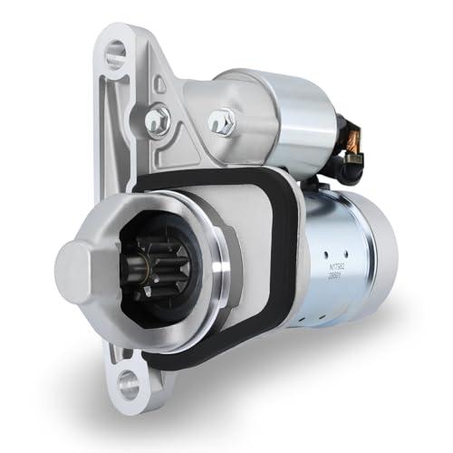 17982 New Starter Motor Compatible with 2007-2019 Nissan Sentra 1.6L 1.8L 2.0L, Nissan Versa 07-12, Juke 11-17, Cube 09-14, NV200 13-21, Chevrolet City Express 15-18 2.0L L4, OE 19317693 S114-902A