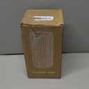 Pink Ceramic Flower Vase for Pampas Grass, 8 inch Small Decorative Centerpiece Ribbed Vase for Dining Table, Office Desktop, Shelf Bookshelf, Mantel, Entryway, Bathroom, Countertop, Farmhouse, Gift