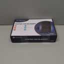 12V/24V Car Heated Blanket, CooCoCo 12" x 24" Heated Blanket for Travel, Car Electric Blanket with 5 Heat Setting, Auto-Off (Black)