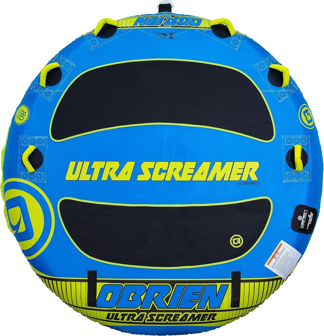 O'Brien Ultra Screamer 3 Person Towable Tube, Blue, 20"L x 17"W