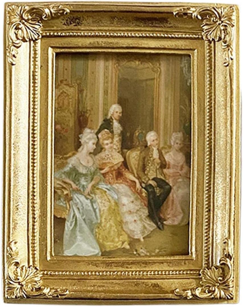 Resin Photo Frame Card Display Holder Poster Glass Front Picture Frame for Desktop Tabletop Or Wall Display Bedroom Office Farmhouse, 15.5cmx19.5cm