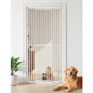 Extra Tall Cat Gate for Doorways, 47.2-86.6" High, Pet Gate