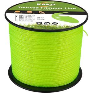 080 Trimmer Line Heavy Duty, Twisted Weed Eater String .080, 080 String Trimmer Line 0.08In-1480Ft-3Lb Twisted Weed Wacker String .080 Compatible with Ryobi, Ego, Greenworks String Trimmers and more