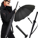 Samurai Umbrella Katana, Ninja Japanese Long Umbrella, Anime Cosplay Gifts for Men Cosplay Decoration, Windproof Stick Umbrella for Rain