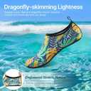 Tanamo Water Shoes for Women Men for Swim Pool Beach Camping Cruise Vacation Quick-Dry Aqua Socks Barefoot Yoga Travel Accessories Must Haves Zapatos De Agua 2026 New, 5-6 Women/4-5 Men, Painted Leaf