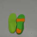 Ailaka Kids Orthotic Cushioning Arch Support Shoe Insoles, Children Pu Foam Inserts for Flat feet, Plantar Fasciitis, Feet Heel Pain Relief (10.5-12.5 M US Little Kid, Green)