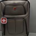 SwissGear Sion Softside Expandable Luggage, Pewter, Carry-On 21-Inch