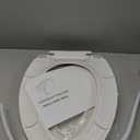 Toilet Seat, Elongated Toilet Seat with Toddler Seat Built in, Potty Training Toilet Seat Elongated Fits Both Adult and Child, with Slow Close and Magnets- Elongated (White)