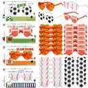 24 Pack Classroom Valentine Sports Gifts Football Valentine Glasses Balls Gifts with Cards Sports Themed Party Favor Study Room Exchange Gift Birthday Stuffers for Team