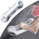 Shower Foot Rest for Shaving Legs, Pedicure Foot Rest, Foot Stand for Inside Shower with 3 Strong Suction Cups for Inside Shower Suitable for Small Shower Spaces