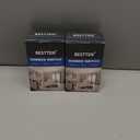 BESTTEN 2 Pack Dimmer Light Switch, Universal Lighting Control, Single Pole or 3 Way, Compatible with LED Dimmable Lamp, CFL, Incandescent, Halogen Bulb, Decorator Wallplate Included, UL Listed, White (Standard)