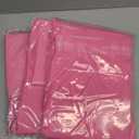 Oudain 6 Pcs Plastic Table Skirts and Stain Proof Table Cloths 54 x 108 in Plastic Tablecloth 168 x 29 in Disposable for Wedding Baby Shower Valentine Easter Party(Pink)