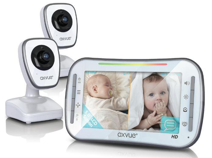 Axvue HD992 Video Baby Monitor 720P Full HD 5.0" IPS Screen + 2 Camera™