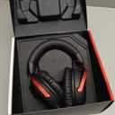 HyperX Cloud III Wired Gaming Headset, PC, PS5, Xbox Series X|S, Angled 53mm Drivers, DTS Spatial Audio, Memory Foam, Durable Frame, Ultra-Clear 10mm Mic, USB-C, USB-A, 3.5mm Black/Red