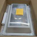 RV Skylight Replacement Bundle,18" x 26" Skylight Outer Dome Fit 14" x 22" Opening,RV Shower Skylight Replacement for Camper Trailer,Inner Dome with Window 14" x 22"+Polyurethane Adhesive Sealant,Clea