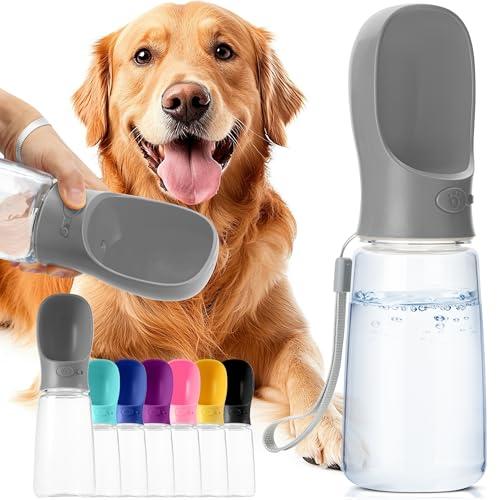Mr. Pen Portable Dog Water Bottle, 19 oz, Large, Grey, Travel Dog Water Bottle Dispenser, Not Dishwasher Safe