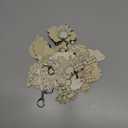 Trnayi 36 Pcs Outer Space Party Favors Unfinished Wooden Keychains Color Your Own Space Astronaut Star Planet Alien UFO DIY Wood Crafts Blank Wood Painting Crafts for Birthday Arts Gifts