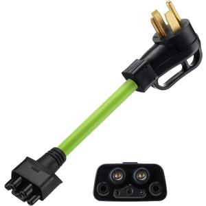 Nezyo 15.5" Adapter Compatible with Tesla Gen 2 Mobile Portable Mobile Charger Ev Charger Adapter Handle Compatible with Tesla Electric Vehicles(14-30P)