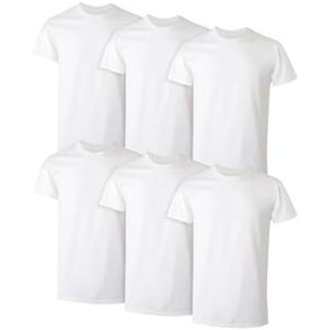 Hanes Men's Undershirt Packs, Stay-Tucked Soft Cotton Undershirts, Best Undershirts for Men, White/Black/Asstd Multipacks XL
