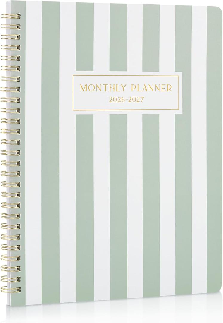 Beautiful 2026-2027 Monthly Planner - To Do List Notebook That Easily Organizes Your Tasks to Boost Productivity - Runs From January 2026 Until December 2027 (Sage)