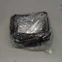 28 Pack Clear Cosmetic Bags Makeup Bags Bulk, Black Portable Waterproof Travel Toiletry Bag Organizer Plastic Toiletry Carry Pouch with Zipper, for Women Men Bathroom Organizing, 7.1"x 4.7"x 2.4"