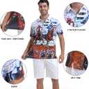 Mens Golf Polo Shirt Moisture Wicking Dry Fit Performance Athletic Summer Short Sleeve Golf Shirts for Men (XL)