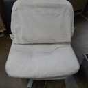 HollyHOME Modern 360°Swivel Accent Chair with Ottoman, Upholstered Comfy Reading Chair and Footstool, Fabric Lazy Chair with Soft Cushion, Lounge Sofa Chair for Living Room, Bedroom, Beige