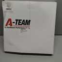 A-Team Performance High Flow Washable & Reusable Round Cotton Air Filter Element - 14x2 Inch Red - Engine Air Filter Compatible w/Buick/Chevrolet/GMC/Ford/Oldsmobile & Pontiac