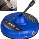 MEKOH 14 Electric Pressure Washer Surface Cleaner Attachment, 2500 PSI Universal Power Washer Accessories for Driveway Sidewalk Deck Patio Concrete Cleaning, 1/4" Quick-Connect, Dual Rotary Nozzles