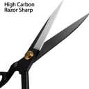 Professional Tailor Scissors 9 Inch for Cutting Fabric Heavy Duty Scissors for Leather Cutting Industrial Sharp Sewing Shears for Home Office Artists Dressmakers