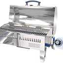 Magma Cabo Grill - Marine-Grade Stainless Steel Barbecue Grill for Boats - Portable Propane Gas with 9x18 Grilling Surface - Heat-Resistant Handle, Fold-Away Legs - Ideal Boat Accessory
