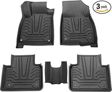 Car Floor Mats Compatible with 2018 2019 2020 2021 2022 Accord, Custom Fit Black TPE All Weather Protection Waterproof Front & Rear Seat Floor Liners