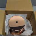 Cafe Du Chateau Stainless Steel French Press Coffee Maker 34 oz - Easy to Use Insulated Coffee Press with 4-Level Filtration, Manual Brewer for Tea, Camping & Travel with BPA Free, Durable Clear Glass (C. Rose Gold)