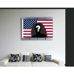 SZAA American Flag 3x5 Ft Outdoor Indoor,Custom Rapper Personal Art USA Flag Tapestry for College Dorm Room Bedroom Men Cave Deco