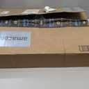 LONBET Laundry Basket with Lid, Made from Breathable Fabric | Aesthetic Clothes Hampers for Laundry with Side Handles & Sturdy Bamboo Frame (40 Gallons - Double, Black)