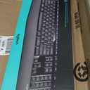 Logitech K345 Wireless Keyboard - Full-Sized Keyboard with Palm Rest, 2.4 GHz Wireless USB Receiver - for PC, Laptop (1 Pack)
