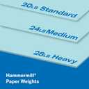 Hammermill Colored Paper, 24 lb Blue Printer Paper, 8.5 x 11 - Made in the USA, Pastel Paper, 103671R-1 Ream (500 Sheets)
