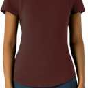 Workout Tops for Women Athletic Tops Short Sleeve Shirts-Cropped Slim Fit Gym Running Yoga T Shirts
XS